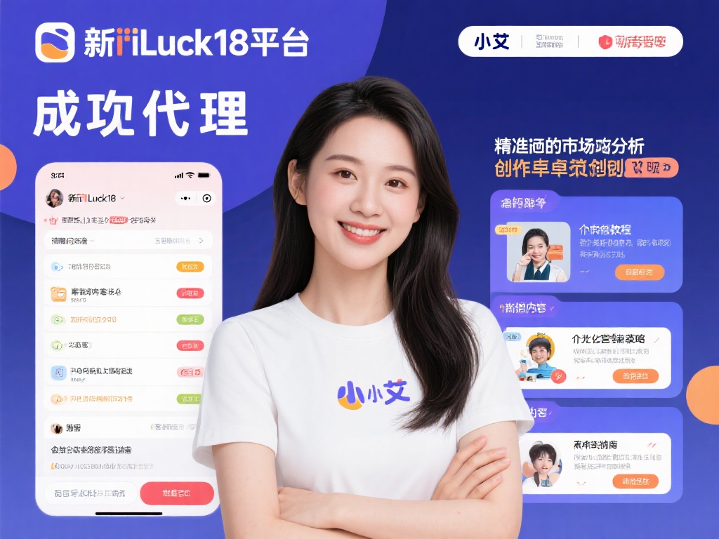 小艾是新利luck18平台上的一位成功代理，她通过